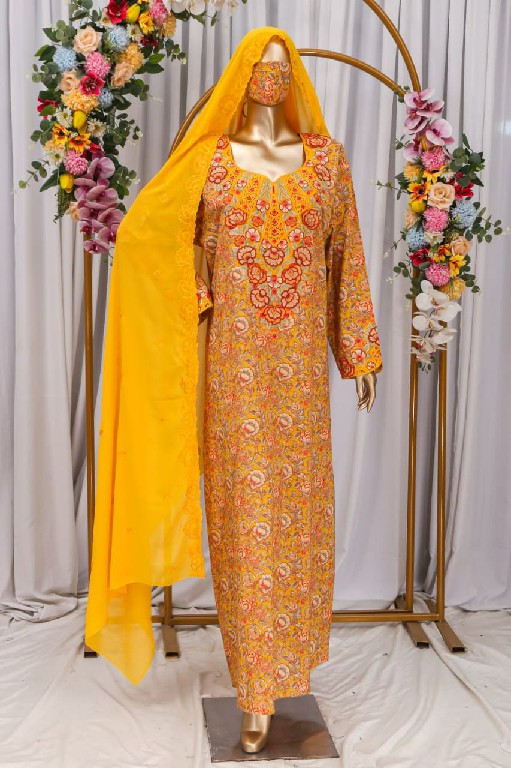 قطن سويسري باكستاني مع شيله – شغل تطريز 3D ومخرم | Pakistani Swiss Cotton with 3D & Cutwork Embroidery 9 قطن سويسري باكستاني مع شيله – شغل تطريز 3D ومخرم | Pakistani Swiss Cotton with 3D & Cutwork Embroidery - Image 9